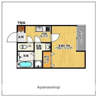ST.PHOENIXⅡ(セントフェニックスⅡ)【1階】の間取り