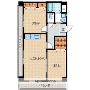 ファースト ヒルズ【3階】の間取り