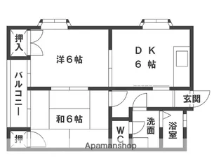 ヌーベル豊【1階】の間取り