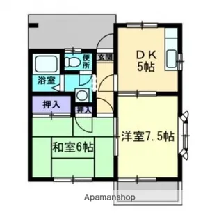 IT’S那珂川3【1階】の間取り