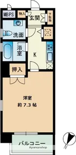 コンフォール高宮東【4階】の間取り