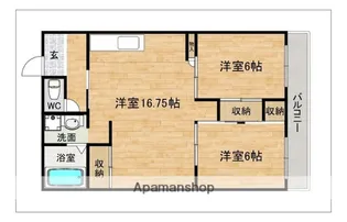 アートビルⅡ【3階】の間取り