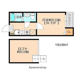 ベアーレ井尻【1階】の間取り