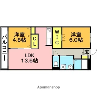 スピカ恒星【3階】の間取り