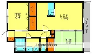 フォルトアークⅡ【3階】の間取り