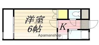 ヴィラージュ精華短大前【3階】の間取り