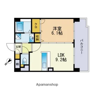 第38川崎ビル【3階】の間取り