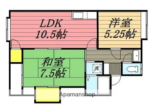 白水池プラザ【2階】の間取り