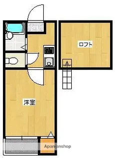 タートル弥永【1階】の間取り