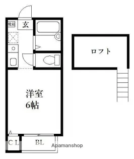 シンフォニア平尾【1階】の間取り