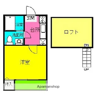 アイゼン竹下Ⅱ【1階】の間取り