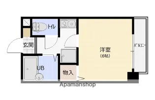 コスモメゾンアキヤマ【6階】の間取り