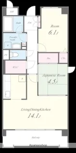 セピアコート博多南【3階】の間取り