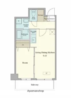 RJR南福岡【5階】の間取り