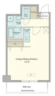 RJR南福岡【3階】の間取り