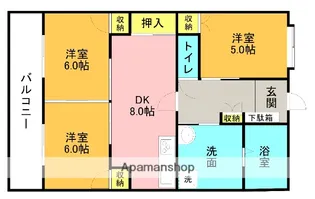 第二松尾ビル【3階】の間取り