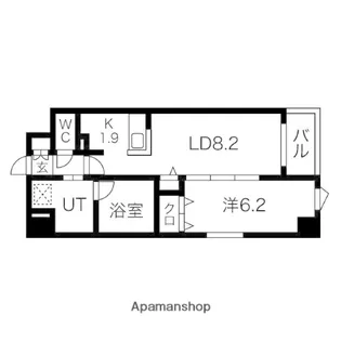 福岡県福岡市南区向野1丁目【マンション】の間取り
