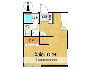 ヒルトップハイツⅠ【2階】の間取り