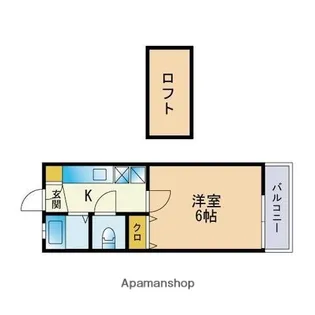 プレステージ野間【1階】の間取り