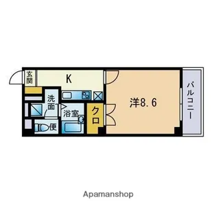 アンプルールフェール18【2階】の間取り