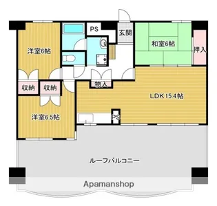 アーテム大橋Ⅰ【13階】の間取り