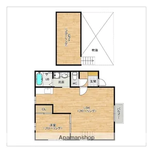 ヴェルネスM【2階】の間取り