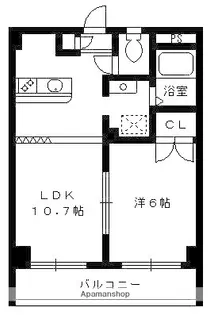 リッシュ・アヴェニール【4階】の間取り
