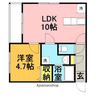 リテラ井尻南【3階】の間取り