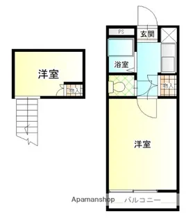 ウェルネス石坂【1階】の間取り