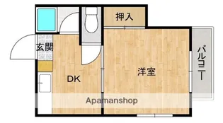 ヴィラージュ博多南【1階】の間取り