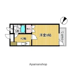 PLEAST南福岡【3階】の間取り