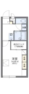 レオパレスグレイス【1階】の間取り