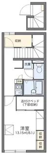 レオパレス大石【202号室】の間取り
