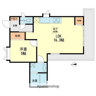 ハイム春日原東【1階】の間取り