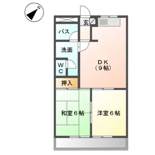 エイトハウスB【1階】の間取り