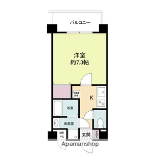 福岡県福岡市南区玉川町【マンション】の間取り