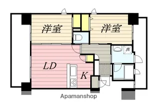 アルファシオ サウス フォンテ【7階】の間取り