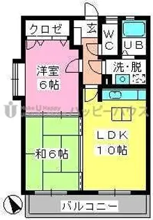 クレールマノワール【1階】の間取り