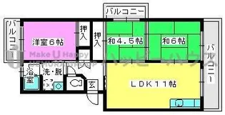 ビューラー88【2階】の間取り