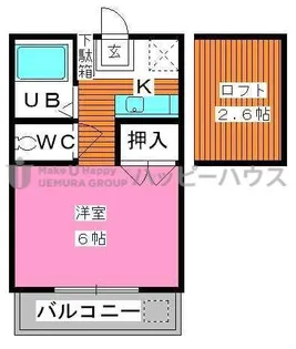 ベルーナふくとみ【2階】の間取り