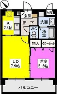 パインヒルズ志免【5階】の間取り