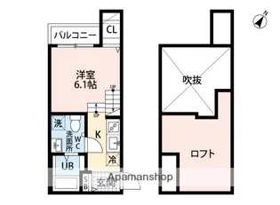 フェリーチェ井尻【2階】の間取り