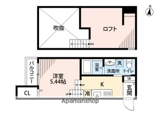 キキ・ド・KUMA【1階】の間取り