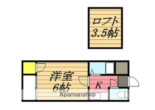 アート21下白水【1階】の間取り
