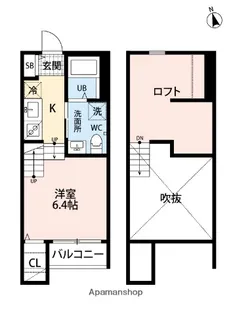 ピュアノーブル【1階】の間取り