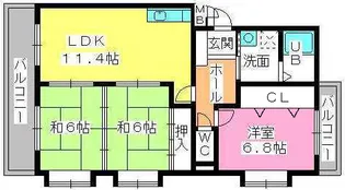 グリーンヒルズ桜台【2階】の間取り