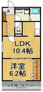 アシスト博多南【3階】の間取り