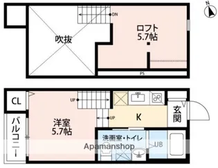 REPOSER 桜ヶ丘【1階】の間取り