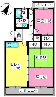 セラヴィ90【4階】の間取り