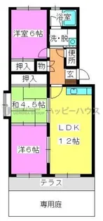 サンガーデン春日【1階】の間取り